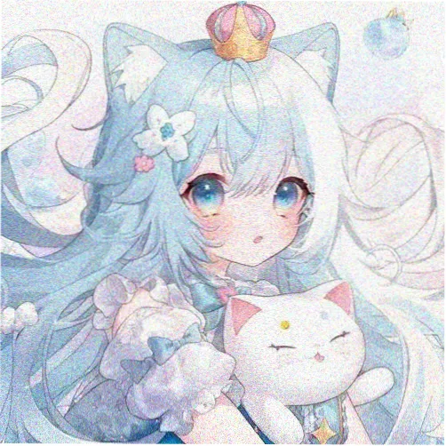 受访创作者白描头像，炭灰与玫瑰双色描边